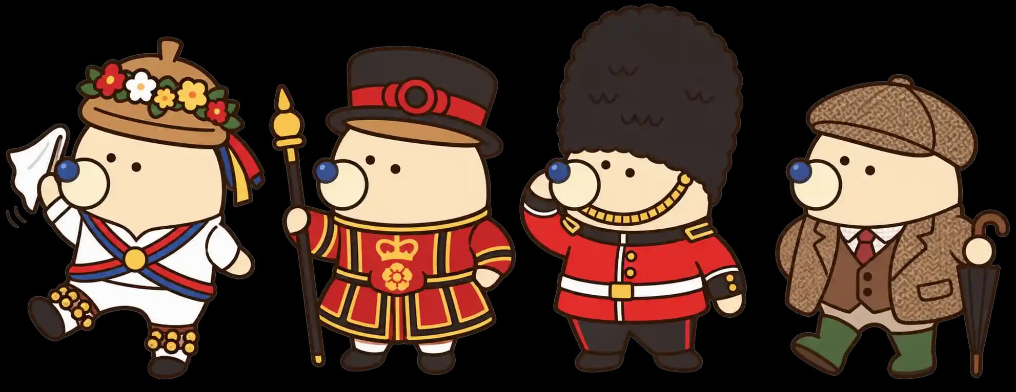 Hello Donguri acorn mascot